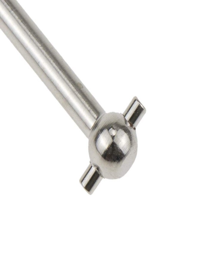 COJOYS Front/Rear Center Driving Dogbone Shaft 06006 70MM #45 Steel Silver for 1/10 RC Hobby Model Car HPI HSP,COJOYS,4PCS (Silver) - Image 3